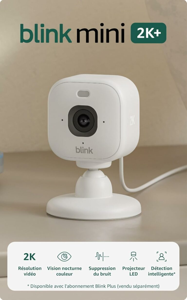 Camera Blink mini 2K avantage